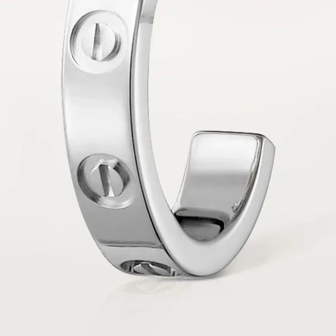 Love-örhängen – vitguld – Cartier