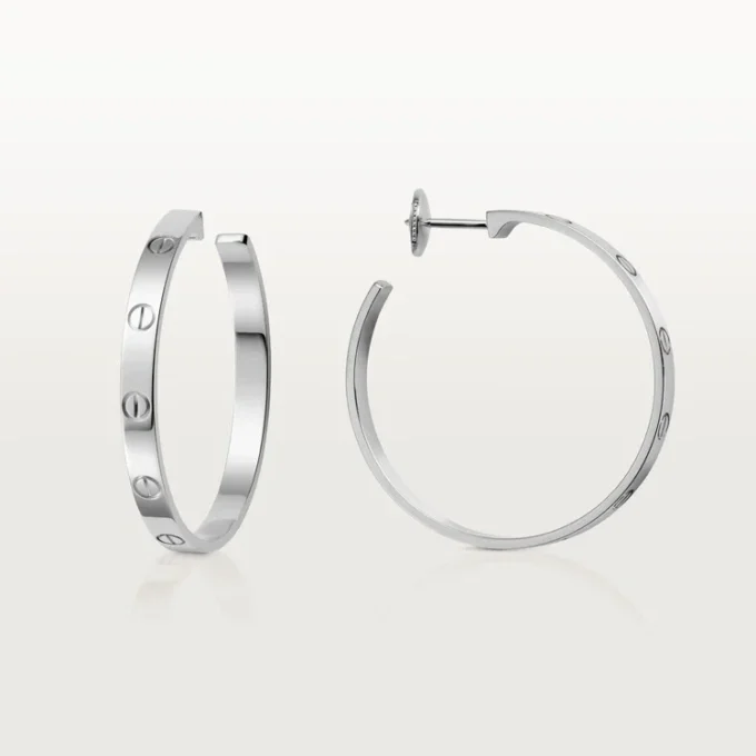 Love-örhängen – vitguld – Cartier