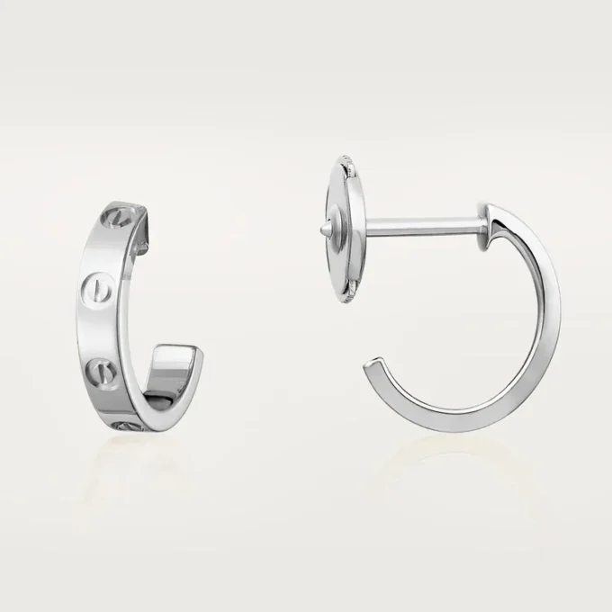 Love-örhängen – vitguld – Cartier