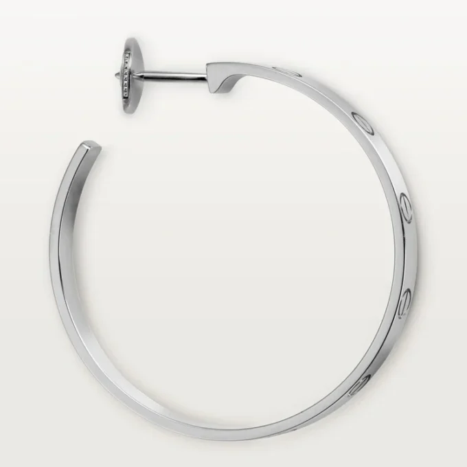 Love-örhängen – vitguld – Cartier