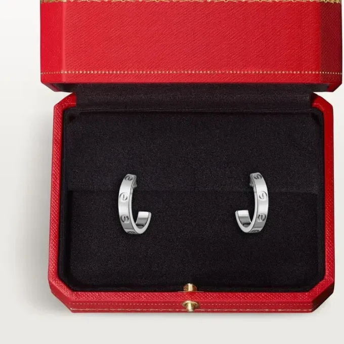 Love-örhängen – vitguld – Cartier