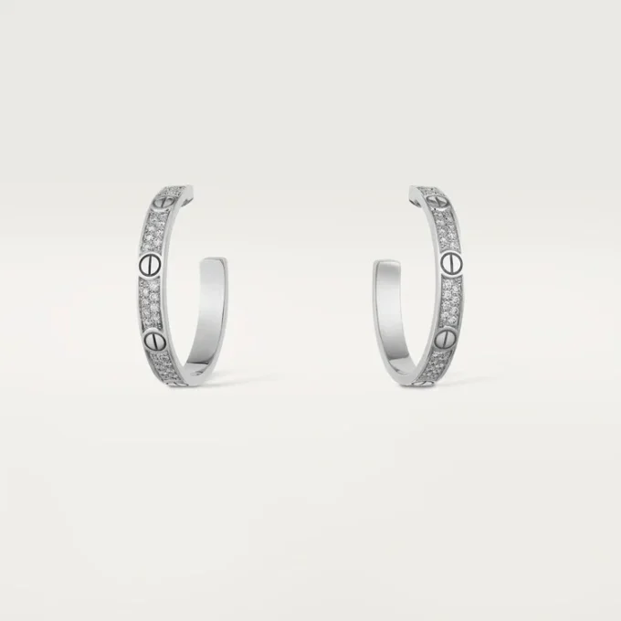 Love-örhängen – vitguld, diamant – Cartier Love-örhängen – vitguld, diamant – Cartier