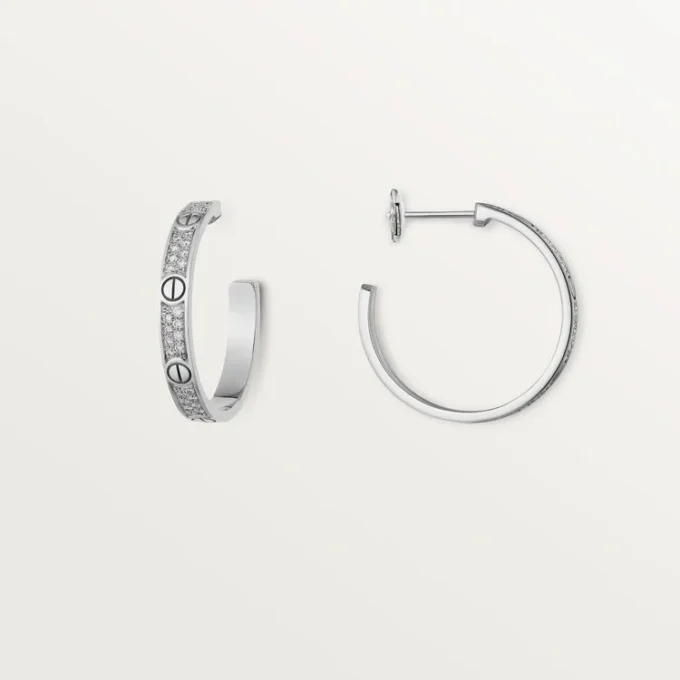 Love-örhängen – vitguld, diamant – Cartier Love-örhängen – vitguld, diamant – Cartier