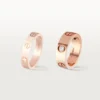 Love-ring, 3 diamanter – Roséguld, diamanter – Cartier Love-ring, 3 diamanter – Roséguld, diamanter – Cartier