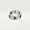 Love-ring, diamantbelagd, keramik – vitguld, keramik, diamanter – Cartier