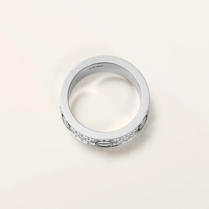 Love-ring, klassisk modell, pavé Love-ring, klassisk modell, pavé
