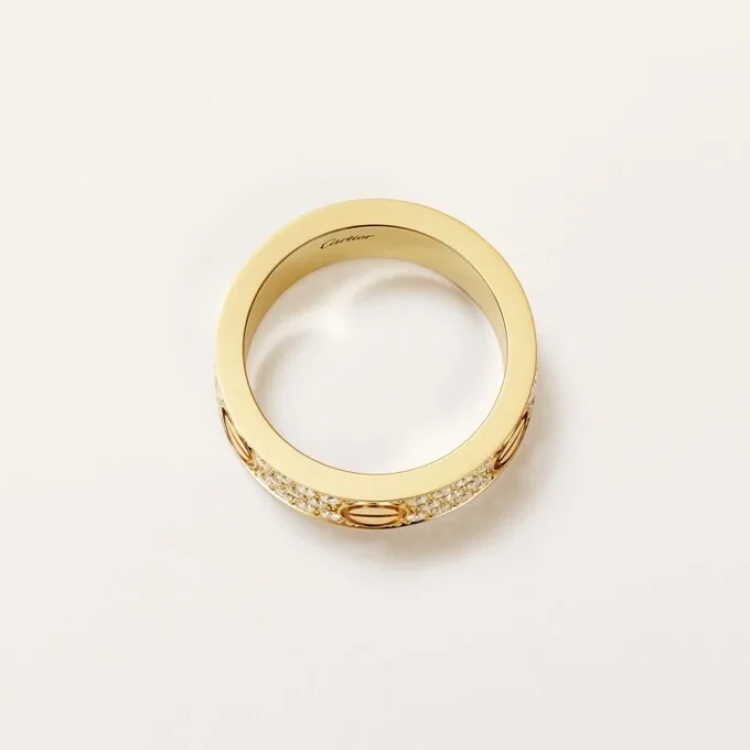 Love-ring, klassisk modell, pavé Love-ring, klassisk modell, pavé