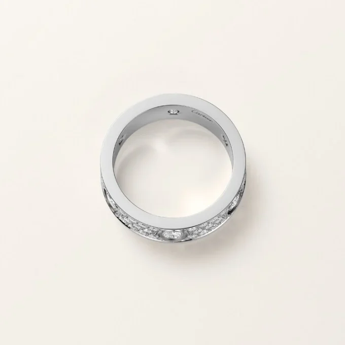 Love-ring, klassisk modell, pavé, 6 diamanter Love-ring, klassisk modell, pavé, 6 diamanter