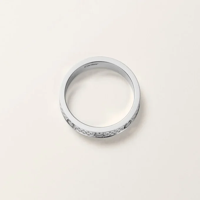 Love-ring, liten modell, pavé Love-ring, liten modell, pavé