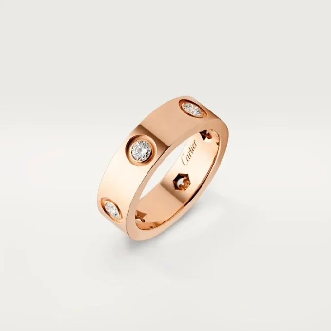 Love-ring – roséguld, diamanter – Cartier