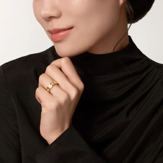 Love-ring – roséguld, diamanter – Cartier