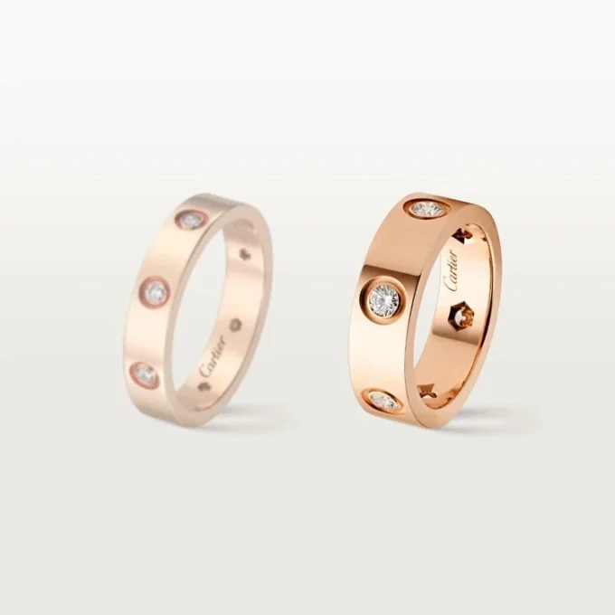 Love-ring – roséguld, diamanter – Cartier