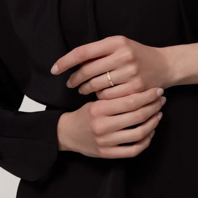Love-ring, Sm – Gult guld, diamanter – Cartier Love-ring, Sm – Gult guld, diamanter – Cartier