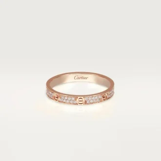 Love-ring, Sm – Roséguld, diamanter – Cartier