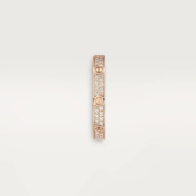 Love-ring, Sm – Roséguld, diamanter – Cartier Love-ring, Sm – Roséguld, diamanter – Cartier