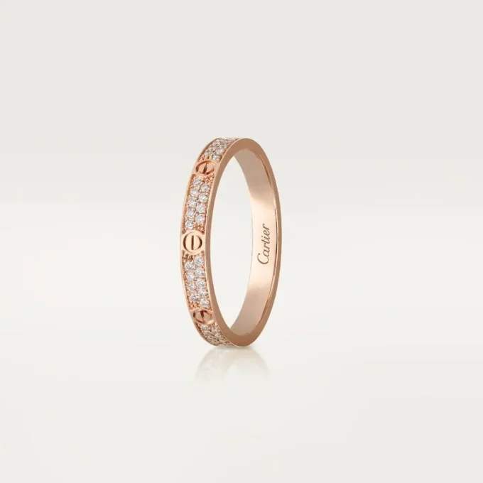 Love-ring, Sm – Roséguld, diamanter – Cartier Love-ring, Sm – Roséguld, diamanter – Cartier