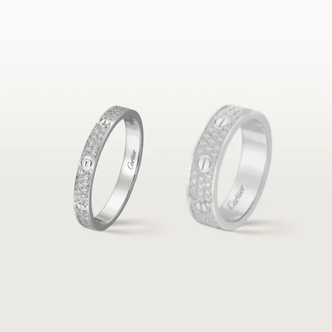 Love-ring, Sm – Vitguld, diamanter – Cartier Love-ring, Sm – Vitguld, diamanter – Cartier