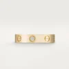 Love-vigselring, 1 diamant – gult guld, diamant – Cartier