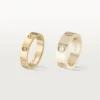Love-vigselring, 1 diamant – gult guld, diamant – Cartier