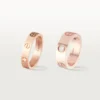 Love-vigselring, 1 diamant – roséguld, diamant – Cartier