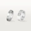 Love-vigselring, 1 diamant – vitguld, diamant – Cartier