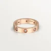 Love-vigselring, 8 diamanter – Roséguld, diamanter – Cartier
