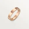 Love-vigselring, 8 diamanter – Roséguld, diamanter – Cartier