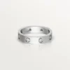 Love-vigselring, 8 diamanter – vitguld, diamanter – Cartier