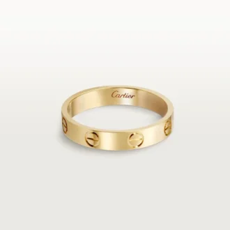 Love-vigselring i gult guld, liten modell | Cartier Us