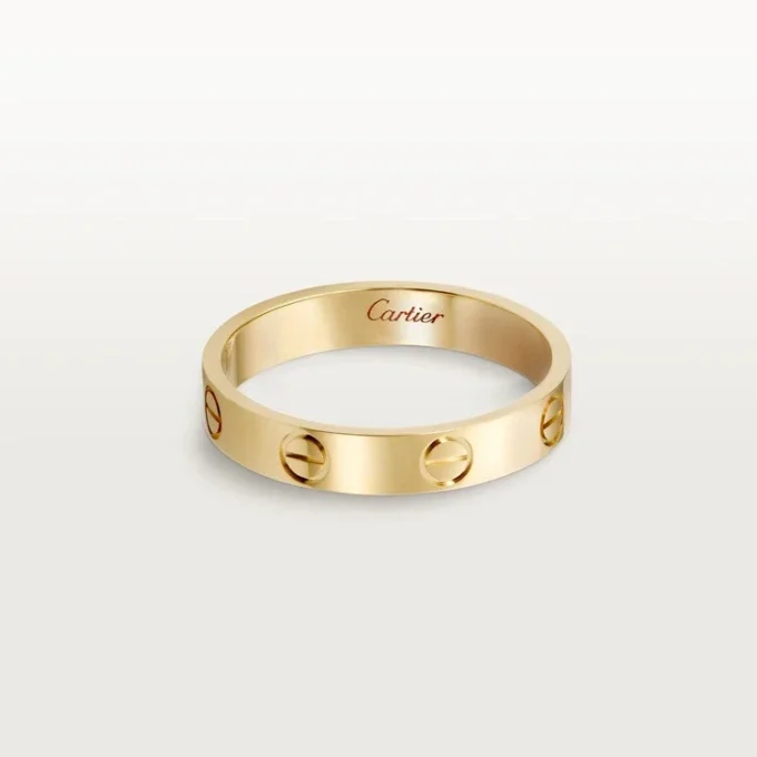Love-vigselring i gult guld, liten modell | Cartier Us