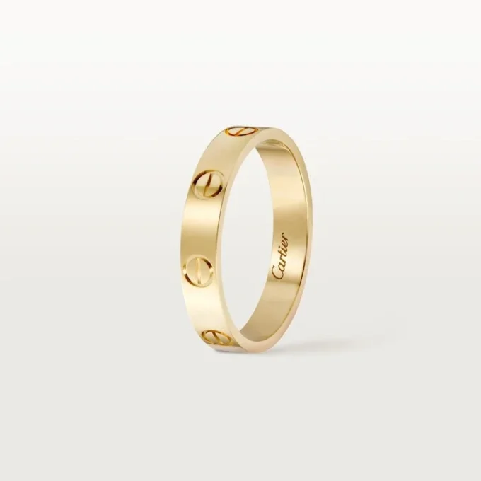 Love-vigselring i gult guld, liten modell | Cartier Us