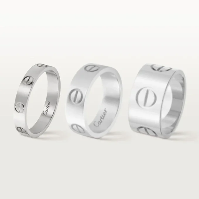 Love-vigselring – vitguld – Cartier Love-vigselring – vitguld – Cartier