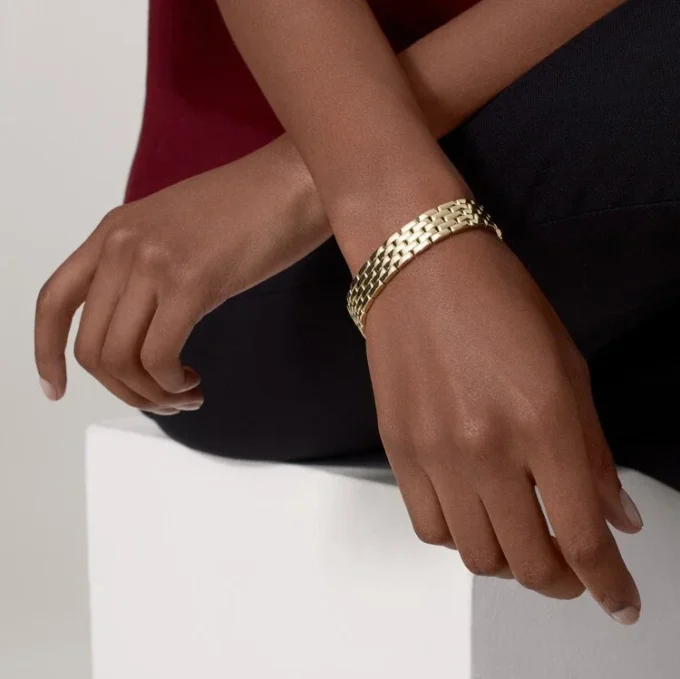Maillon Panthere-armband, fem rader