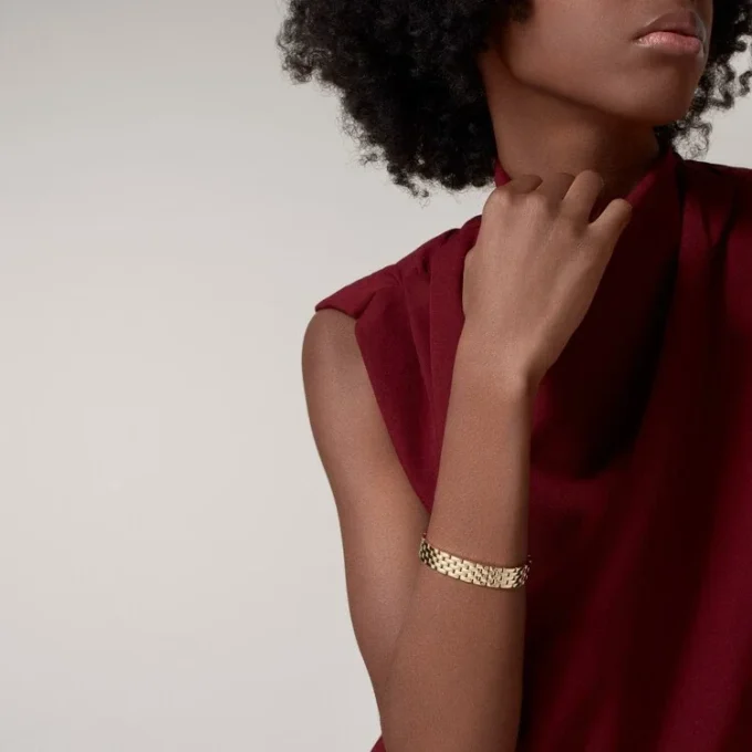 Maillon Panthere-armband, fem rader
