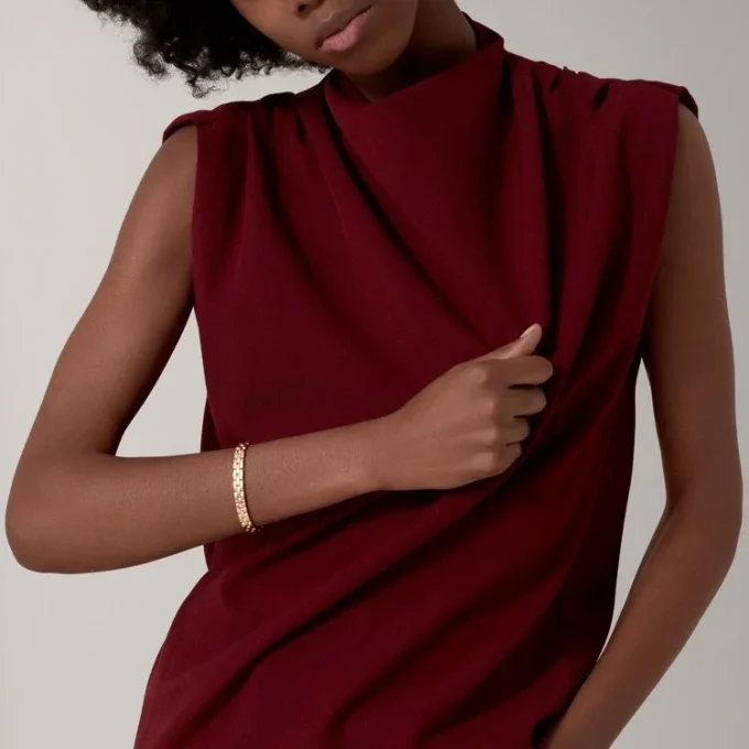 Maillon Panthere-armband, tre rader