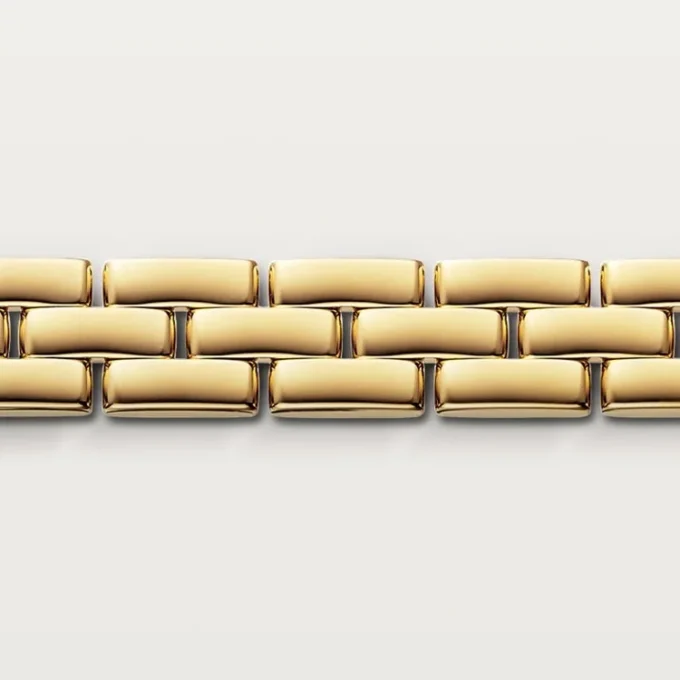 Maillon Panthere-armband, tre rader