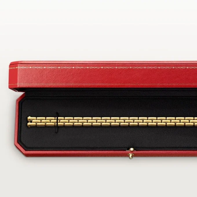 Maillon Panthere-armband, tre rader
