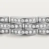 Maillon Panthere-armband, treradigt, pavé