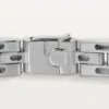 Maillon Panthere-armband, treradigt, pavé