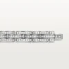 Maillon Panthere-armband, treradigt, pavé