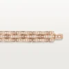 Maillon Panthere-armband, treradigt, pavé