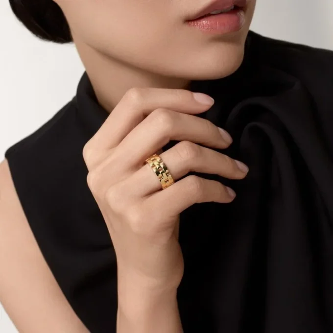Maillon Panthere-ring – gult guld – Cartier