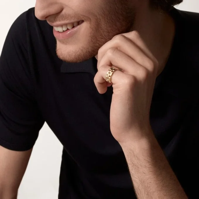 Maillon Panthere-ring – gult guld – Cartier