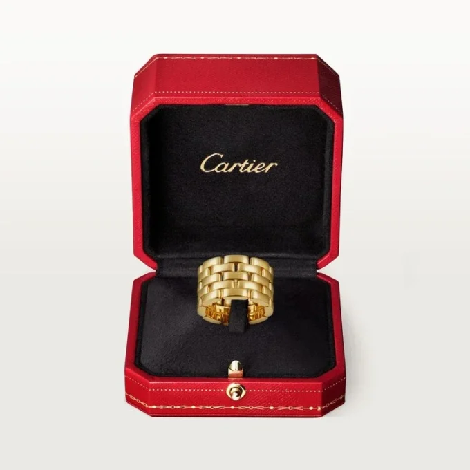 Maillon Panthere-ring – gult guld – Cartier