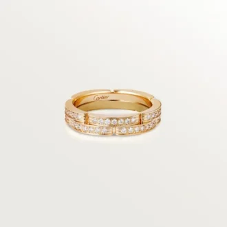 Maillon Panthere-ring – gult guld, diamanter – Cartier