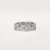 Maillon Panthere-ring, treradig, pavé