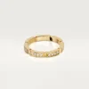 Maillon Panthere vigselring – gult guld, diamanter – Cartier