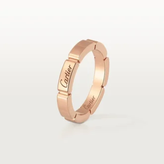 Maillon Panthere vigselring – rosa guld – Cartier