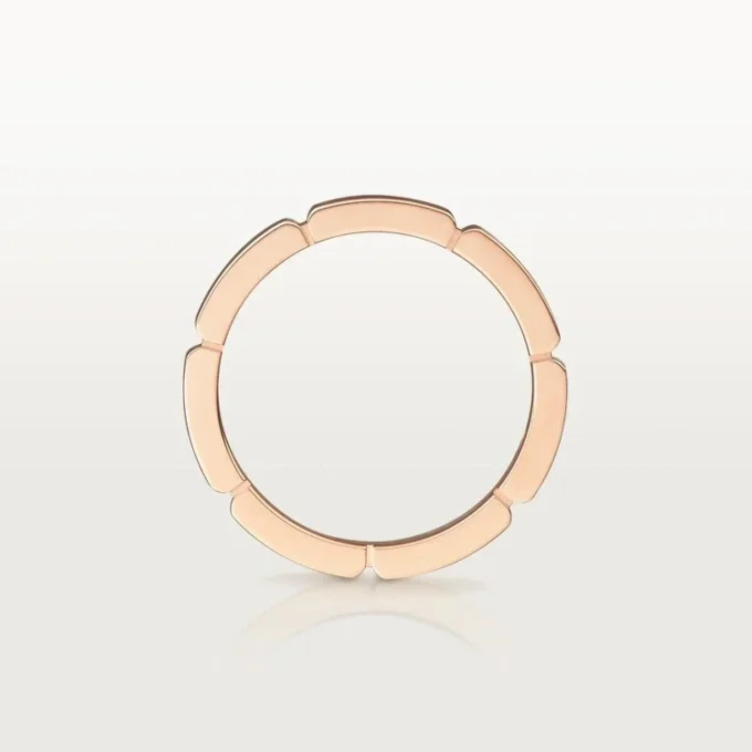 Maillon Panthere vigselring – rosa guld – Cartier
