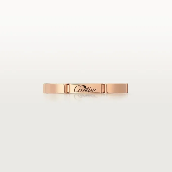 Maillon Panthere vigselring – rosa guld – Cartier
